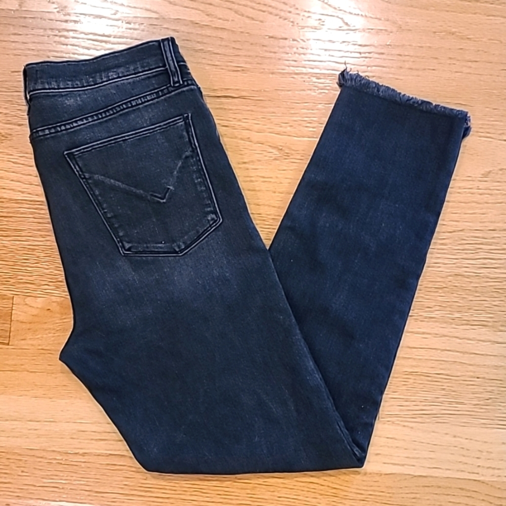 Hudson High-Rise Black Barbara Skinny Jeans